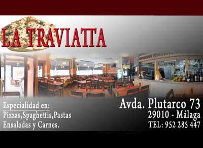 Restaurantes Sobresalientes para comer bien Málaga La Traviatta